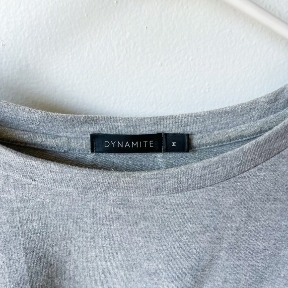 Dynamite Balloon Sleeve Grey Sweater Size M - Picture 4 of 4